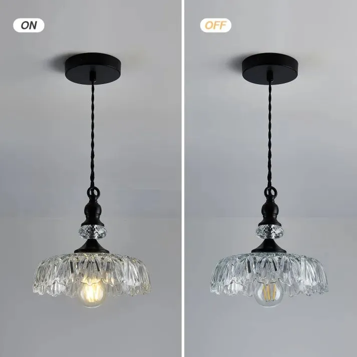 Mid Century Mini Kitchen Island Glass Pendant Light KL843