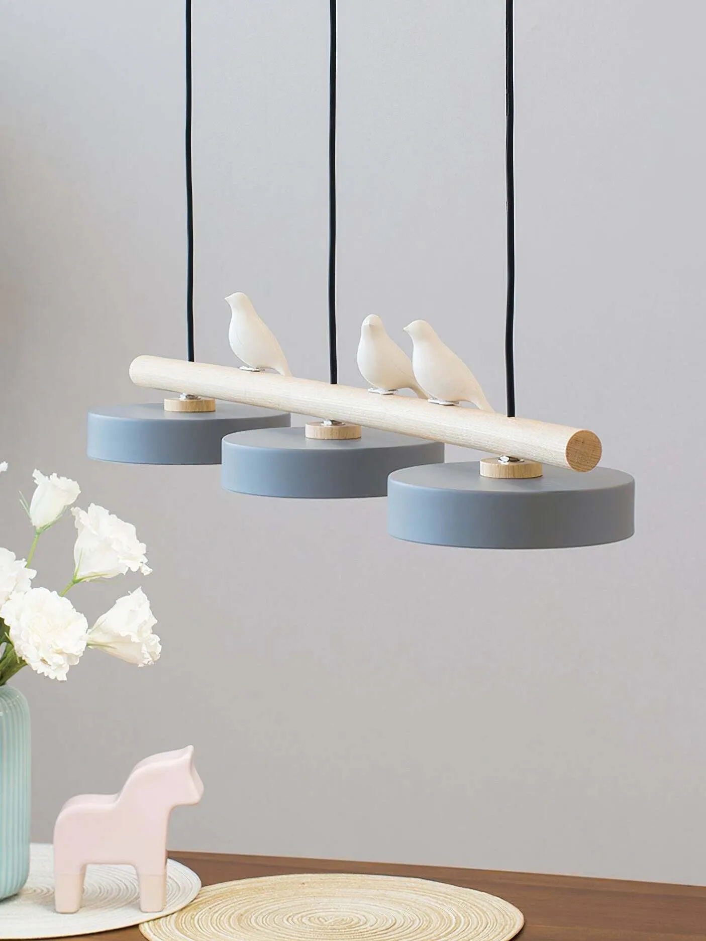 Creative Branch Bird Shaped Pendant Lamp KL864