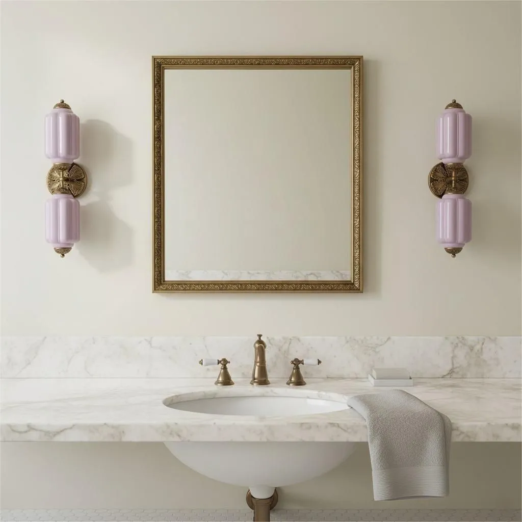 Eloise Pumkin Glass Vanity Sconce KL856