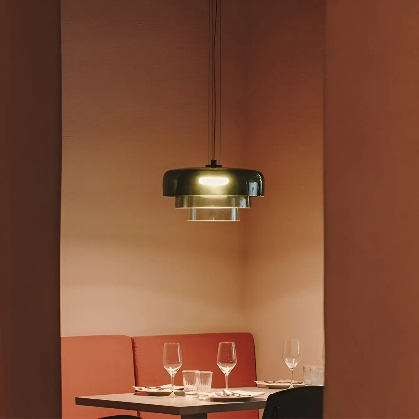Nordic Celestial Glass Pendant Light D908
