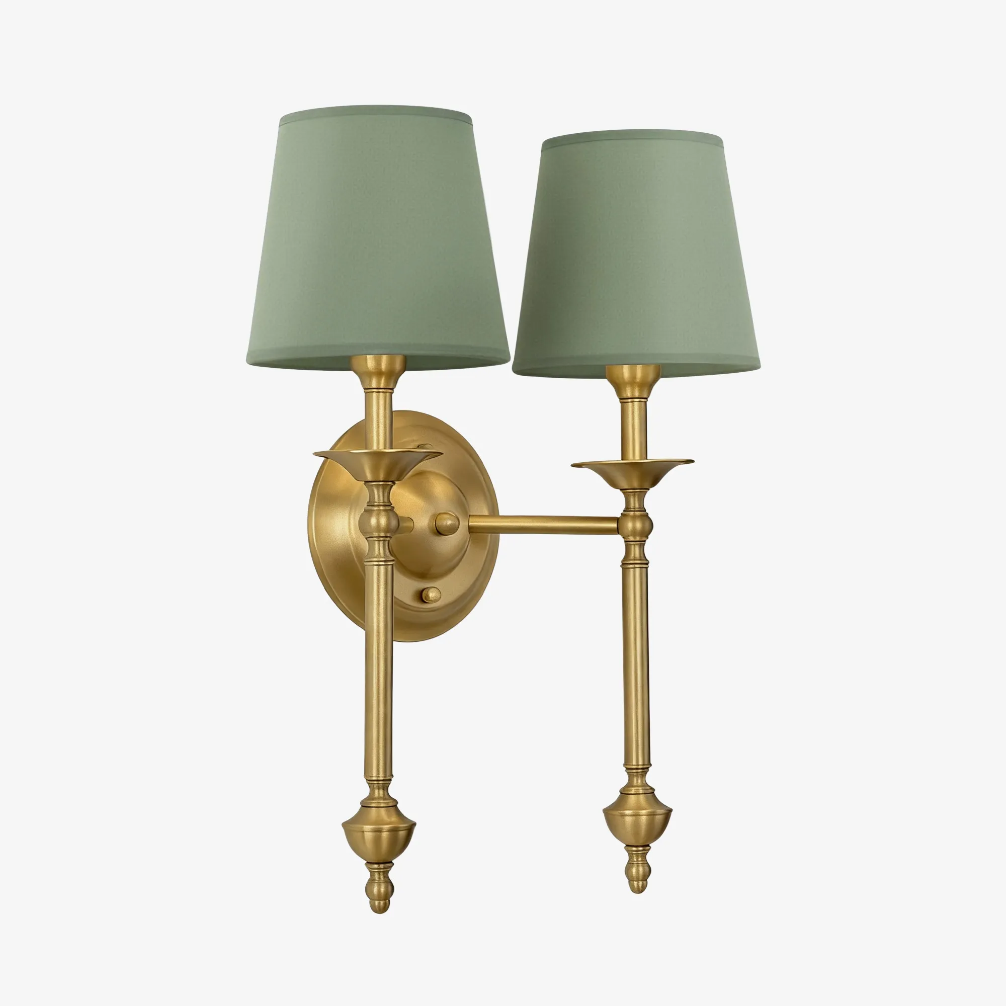Arcuma Elegant Wall Light - Copper or Black Finishes Sconce with Fabric Shade for Interior KL2337