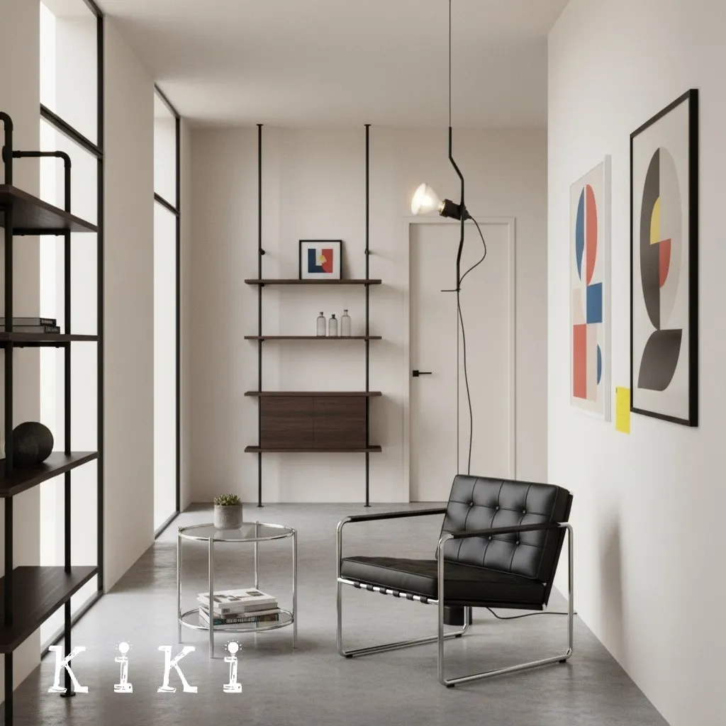 Parentesi Ceiling Lamp - Modern Adjustable Metal Pendant Light for Bedrooms