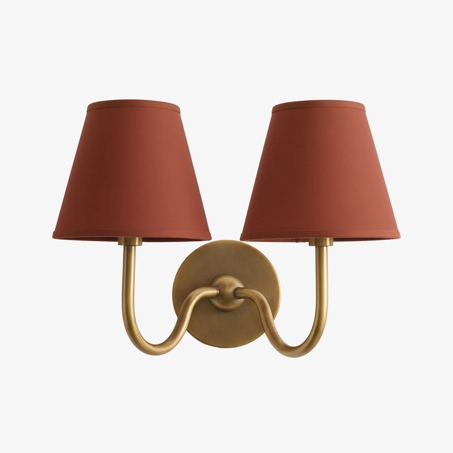 Luvora Vintage Pleated Shade Wall Lamp - Refined Linen Sconce For Bathroom or Corridor KL1272