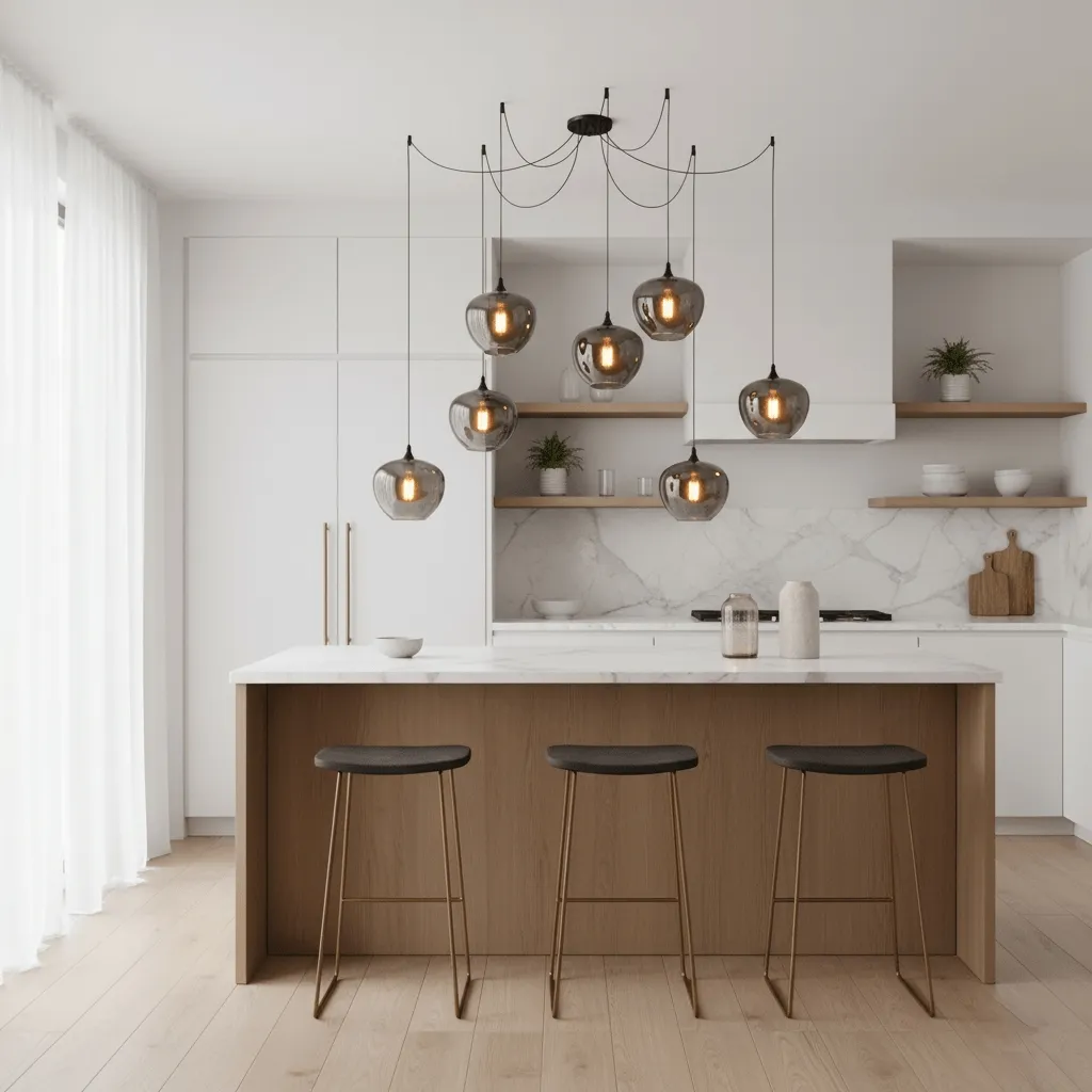 Bottle Pendant Light D363