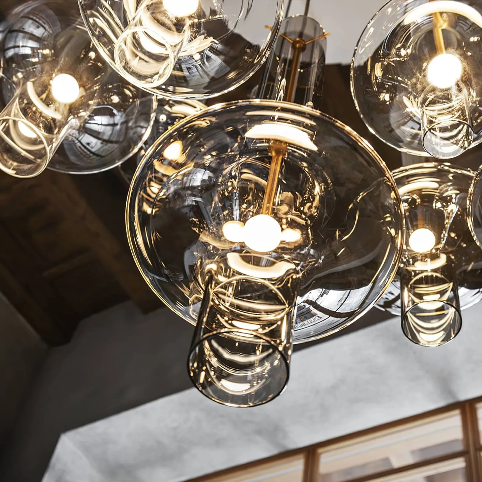 Modern Creative Glass Tube Pendant Lamp KL762