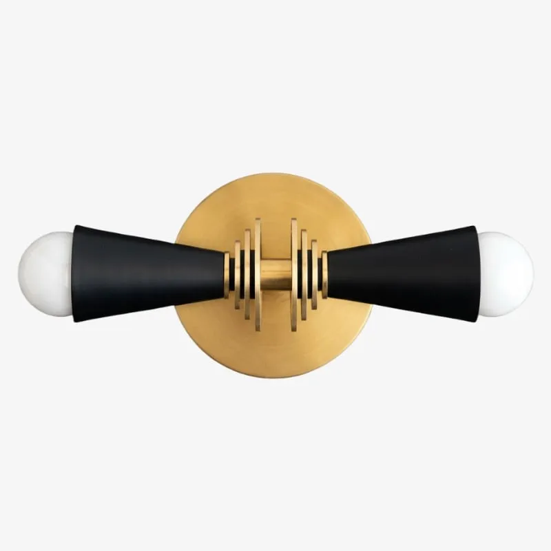 Pyralis Cone Art Deco Wall Light - Multi-Directional Sconce for Vanity or Wall KL1463