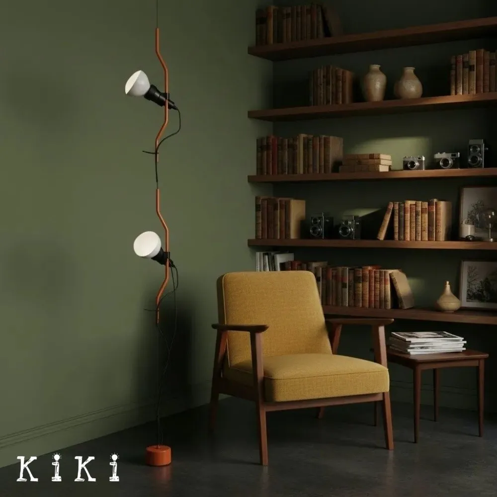 Parentesi Ceiling Lamp - Modern Adjustable Metal Pendant Light for Bedrooms