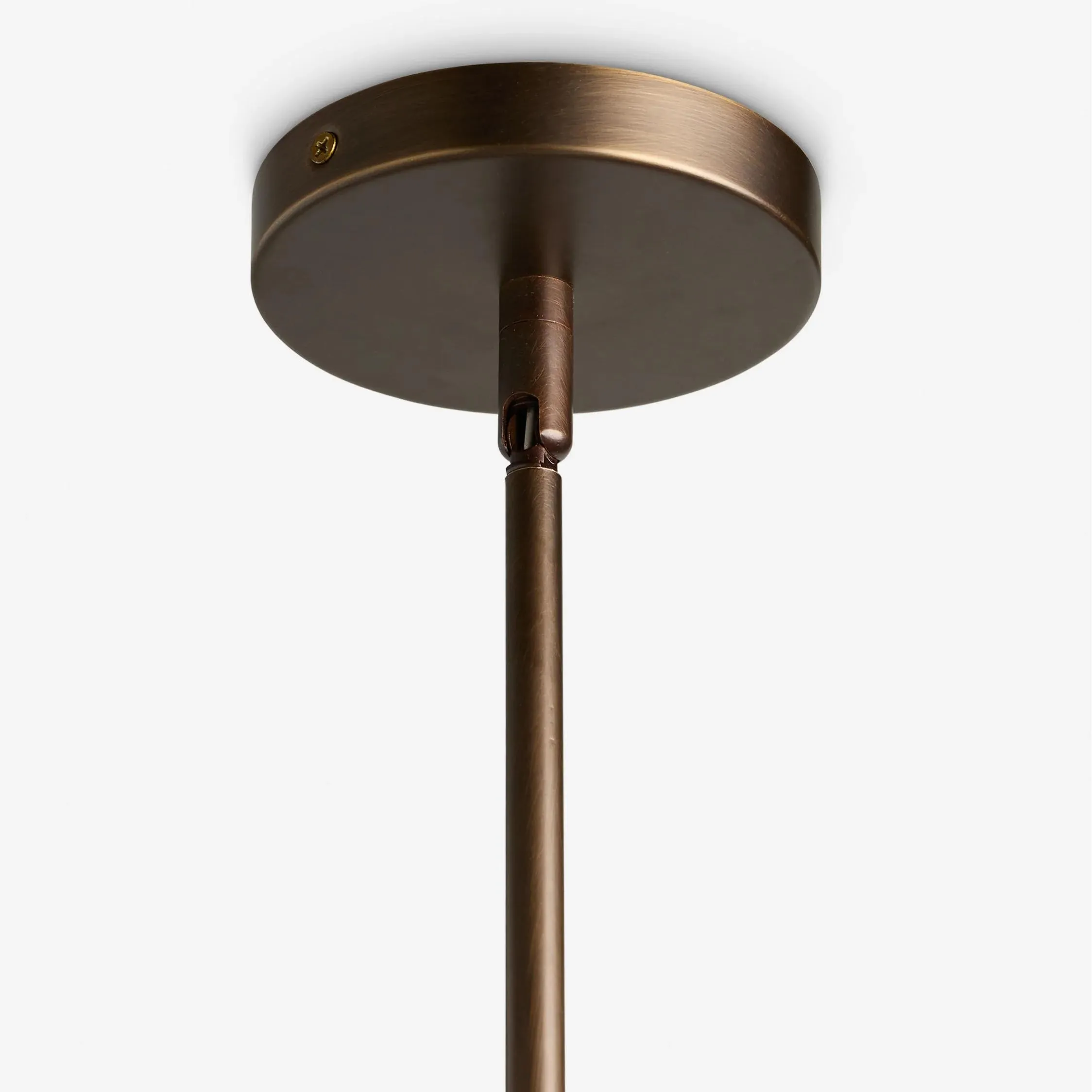 Bellina Radner Pendant Light – Colored Glass Shade with Brass Detail for Modern Spaces KL1417