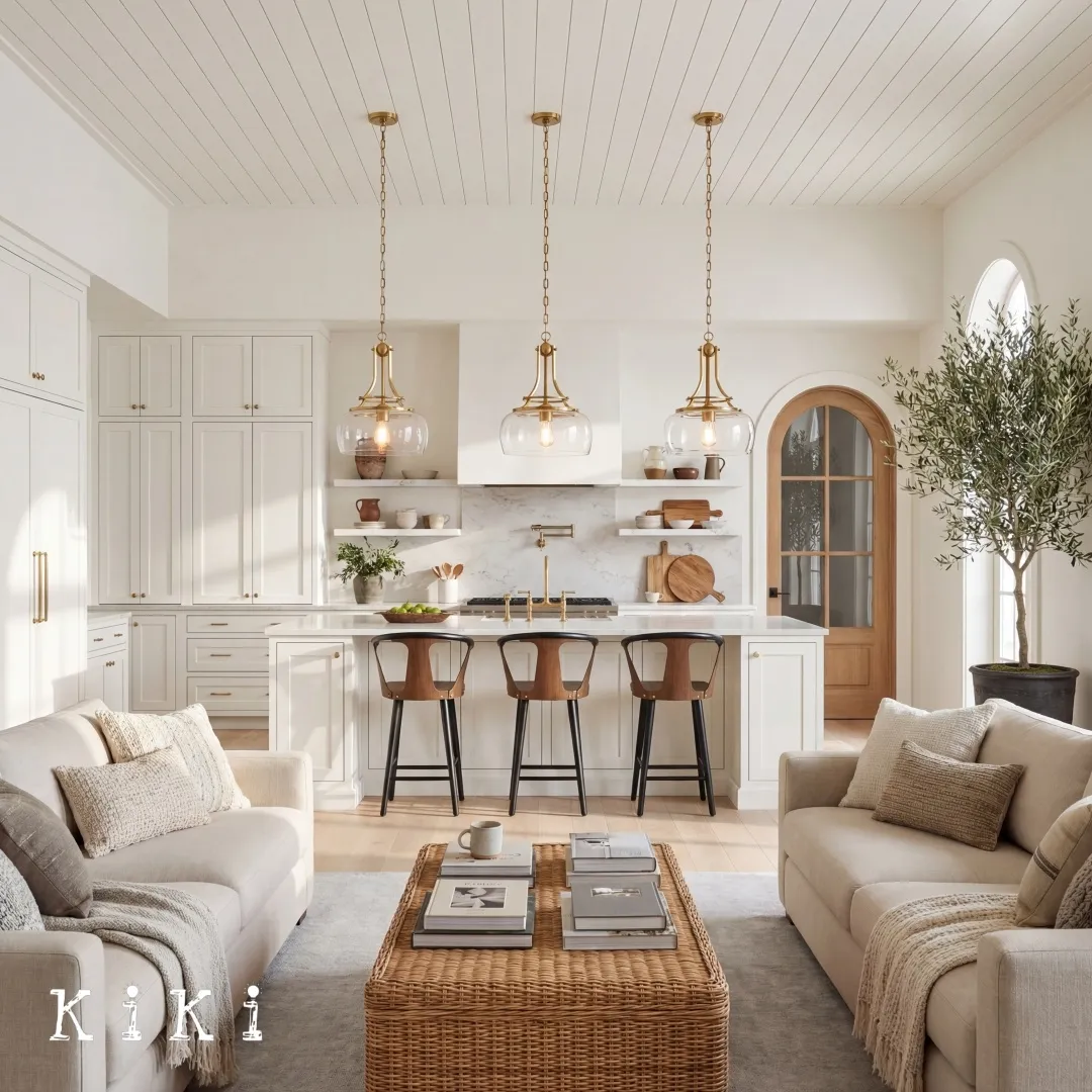 Lirra Round Glass Pendant Light - Lighting for Versatile Indoor Use KL2216