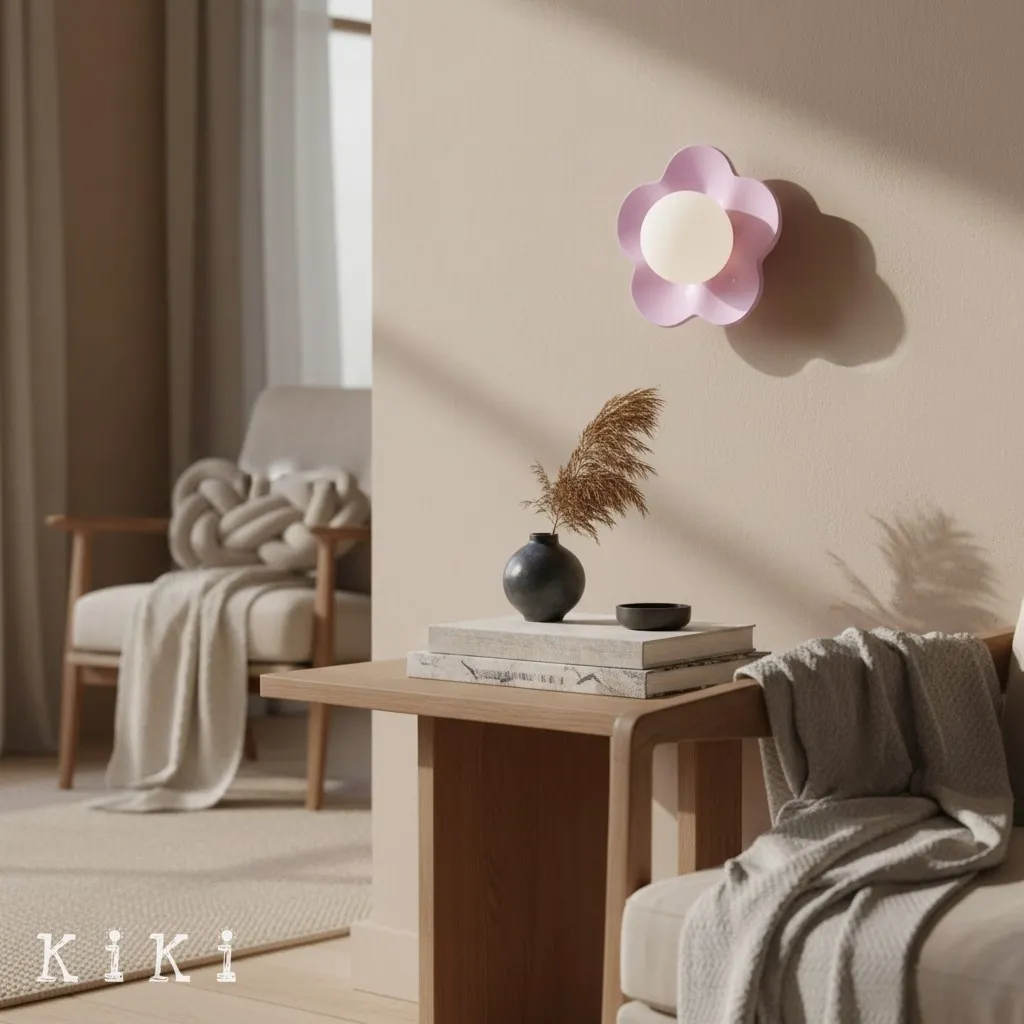 Florixa Blooming Flower Wall Light - Decorative Indoor Lamp for Bedroom and Living Room KL2066