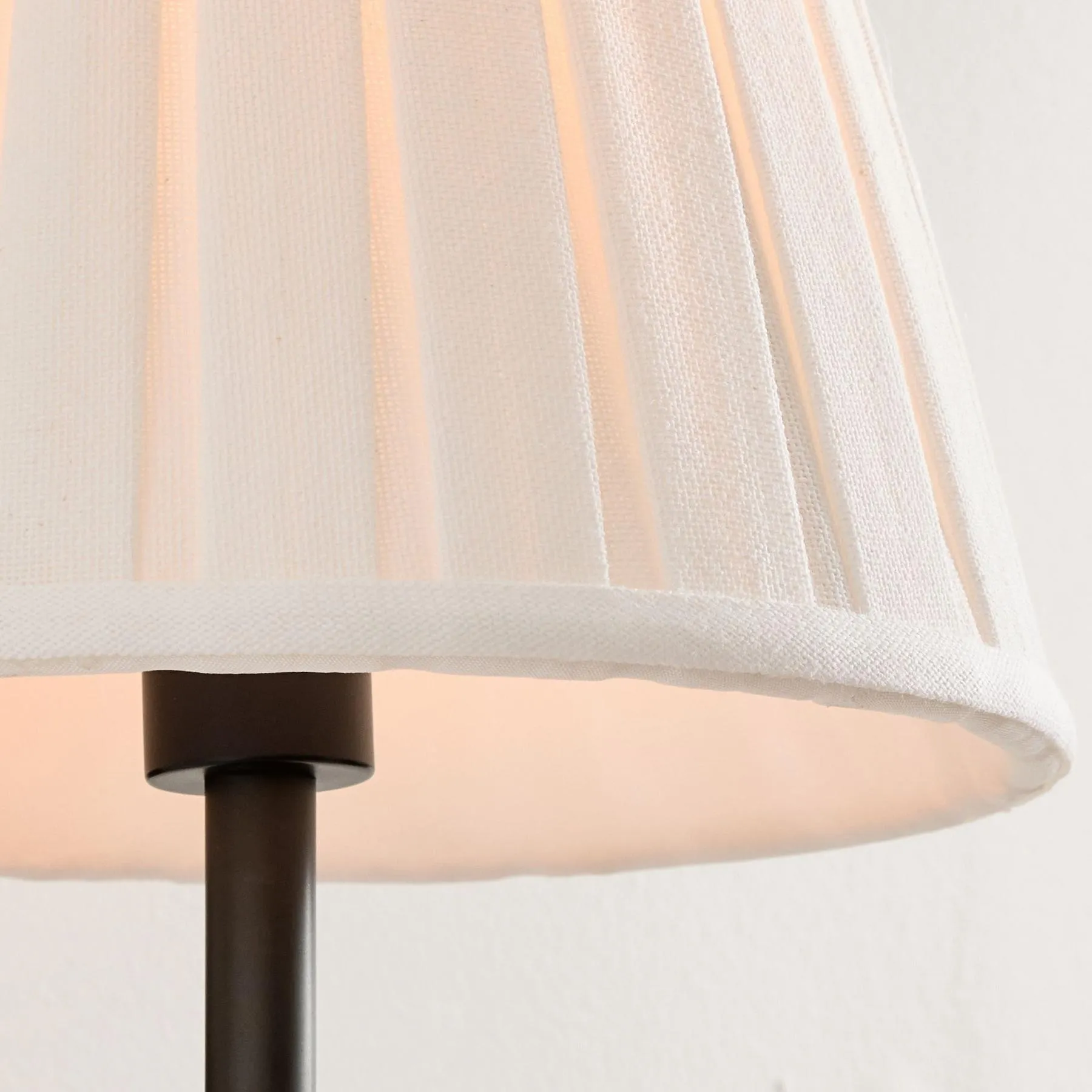 Luvora Vintage Pleated Shade Wall Lamp - Refined Linen Sconce For Bathroom or Corridor KL1272