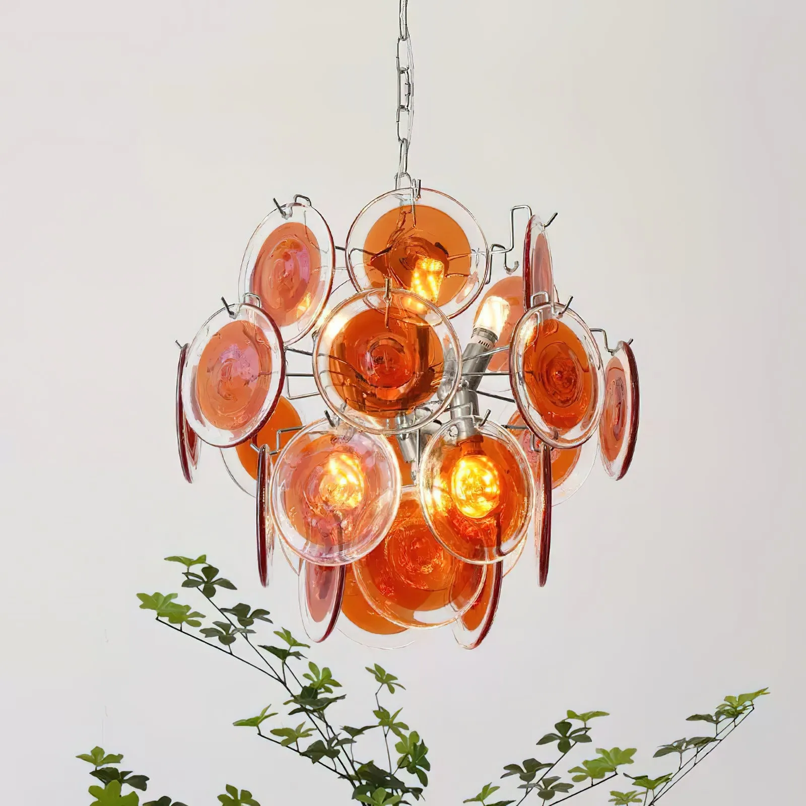 Neuvy Glass Chandelier D80