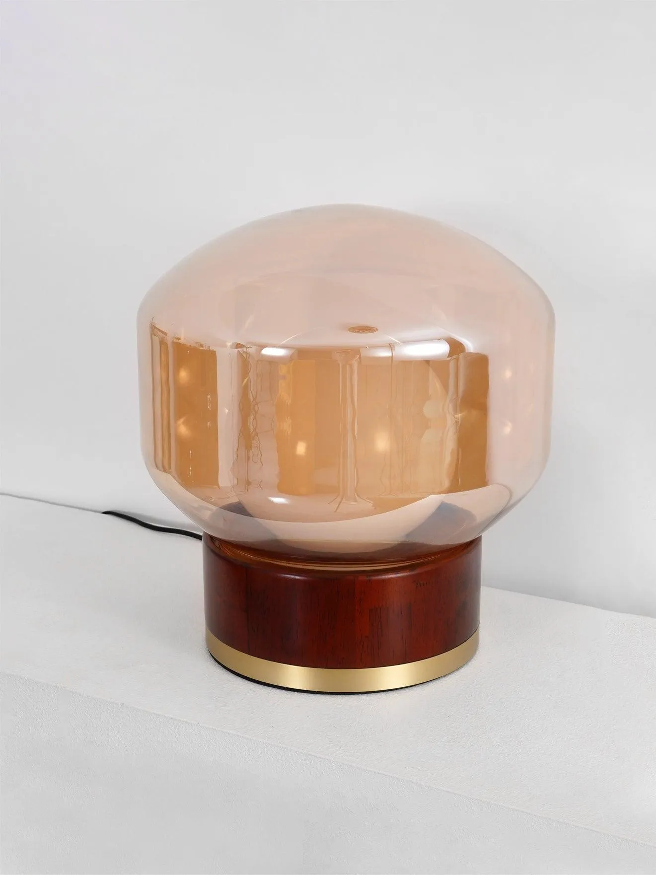 Simple Creative Wood Orb Table Lamp KL615