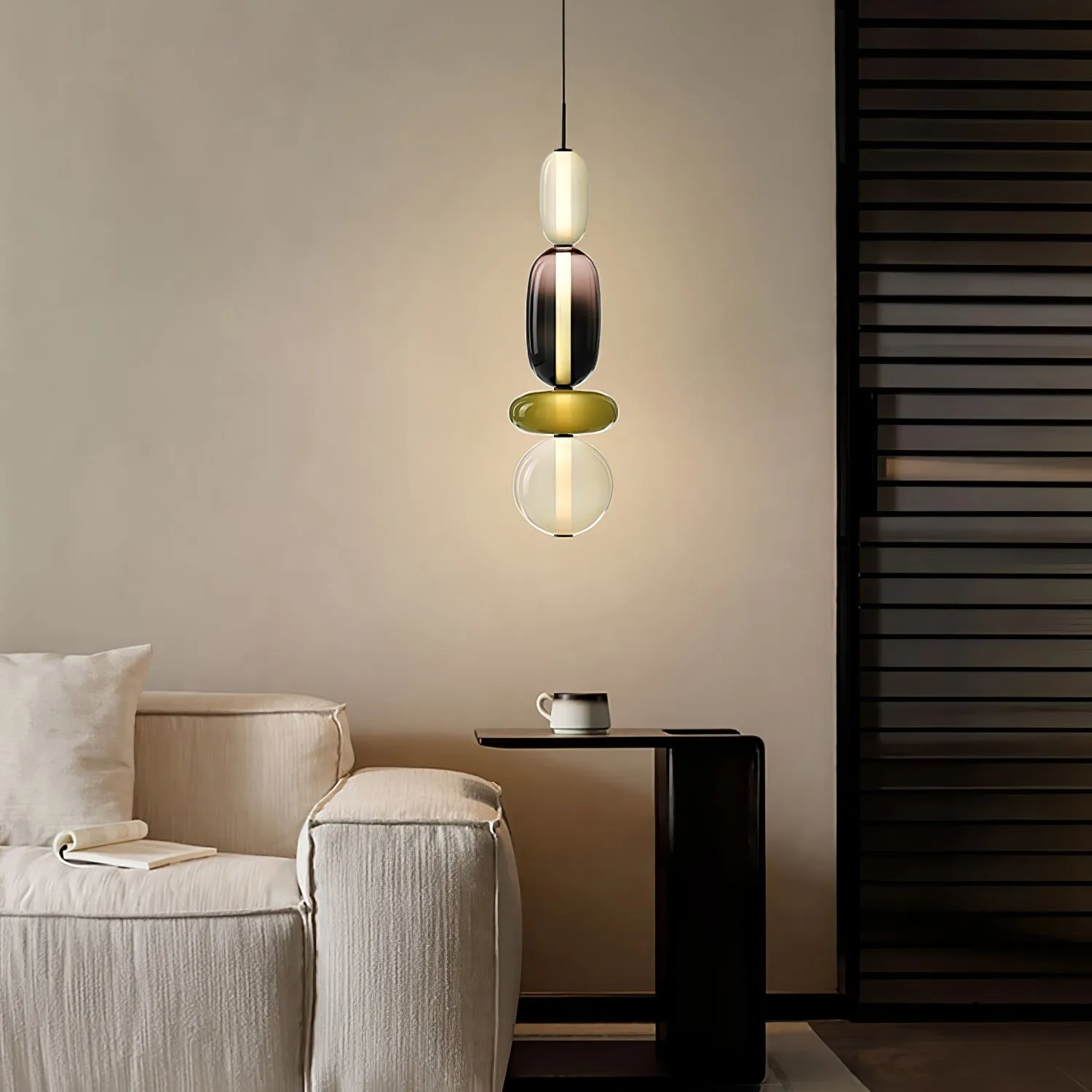 Nordic Art Deco Stained Glass Pendant Light KL182