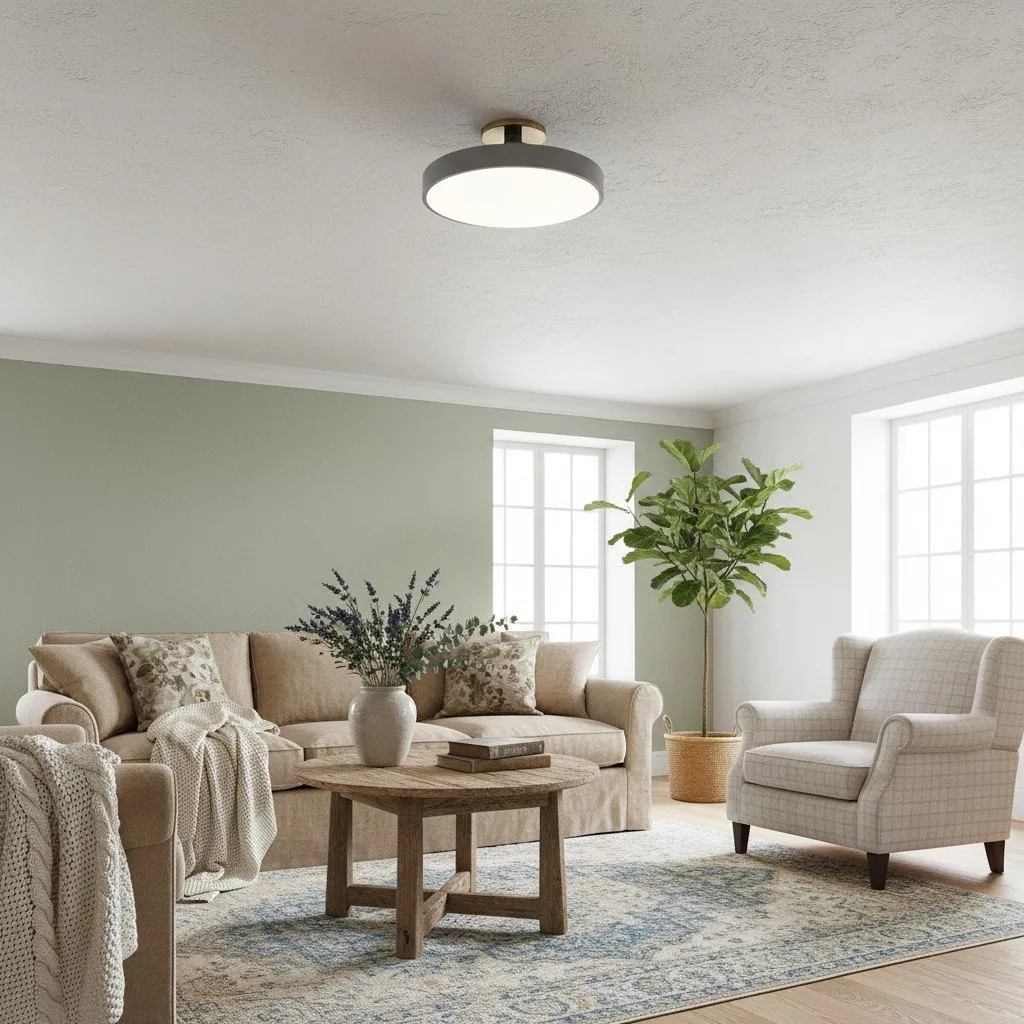 Ceilivon Modern Round Ceiling Light - Minimalist Led Ceiling Lamp for Contemporary Interiors KL2078