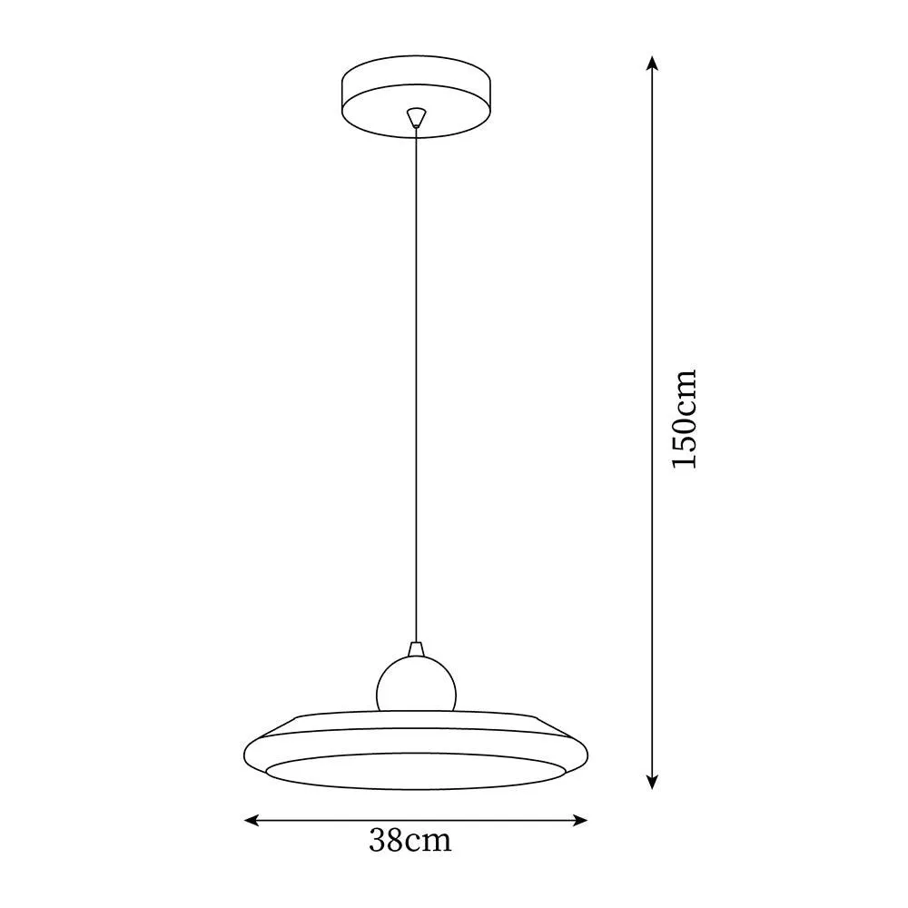 High-Grade Flying Saucer Swing Arm Pendant Lamp KL250