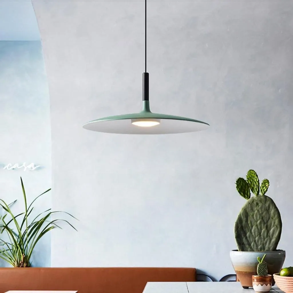 Aplomb Large Pendant Lamp - Minimalist Resin LED Pendant Light for Kitchen