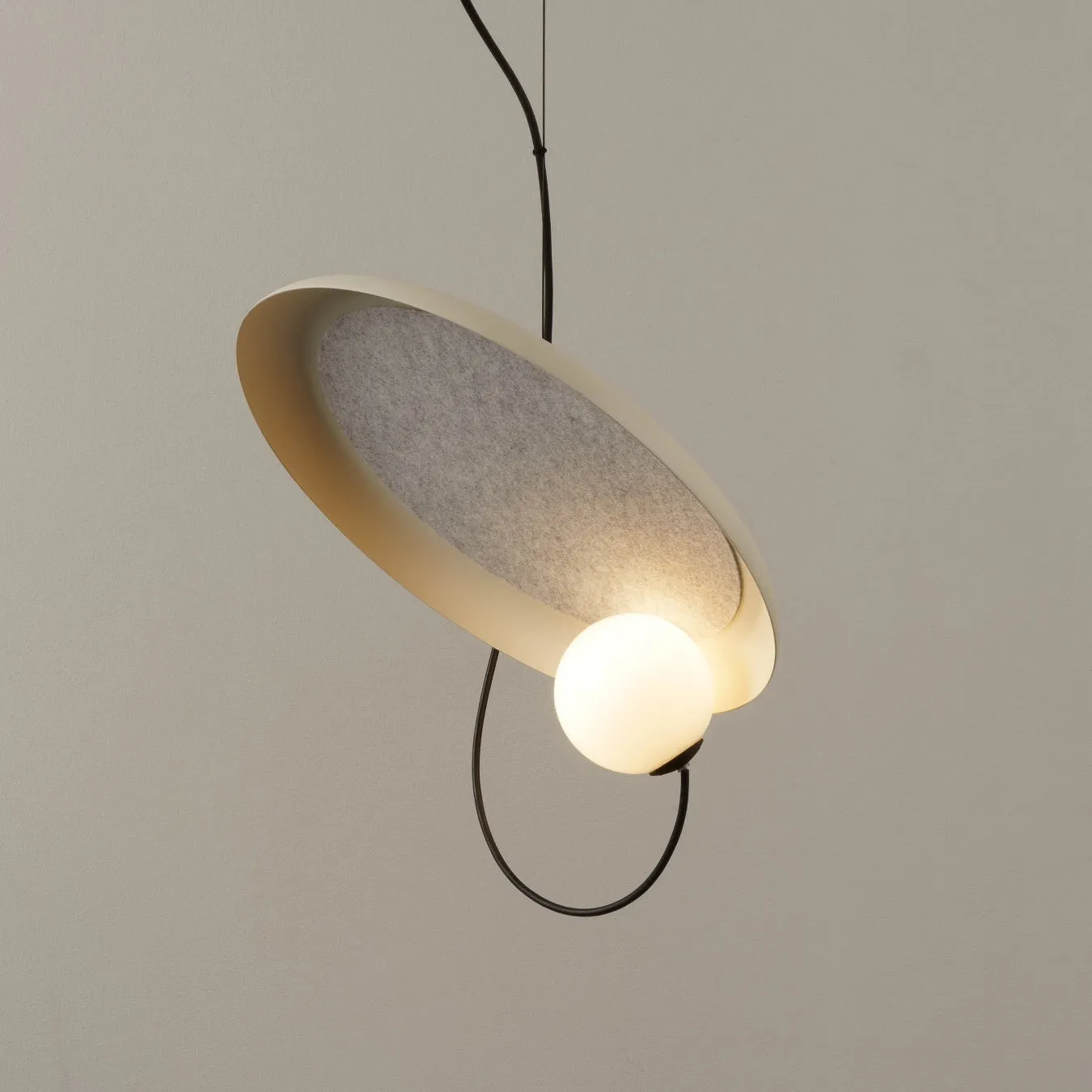 Acoustic Disc Pendant Lamp D448
