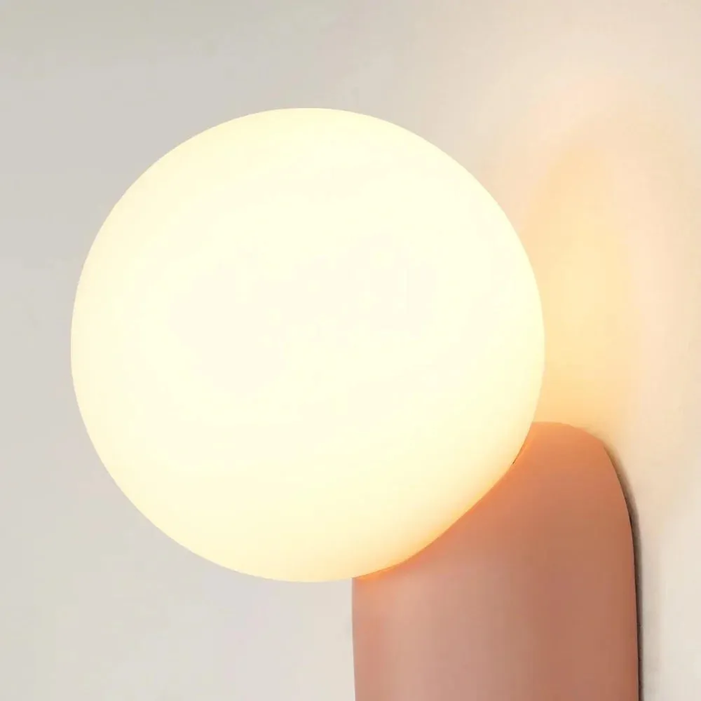 Luma Nordic Glass Orb Wall Light D784