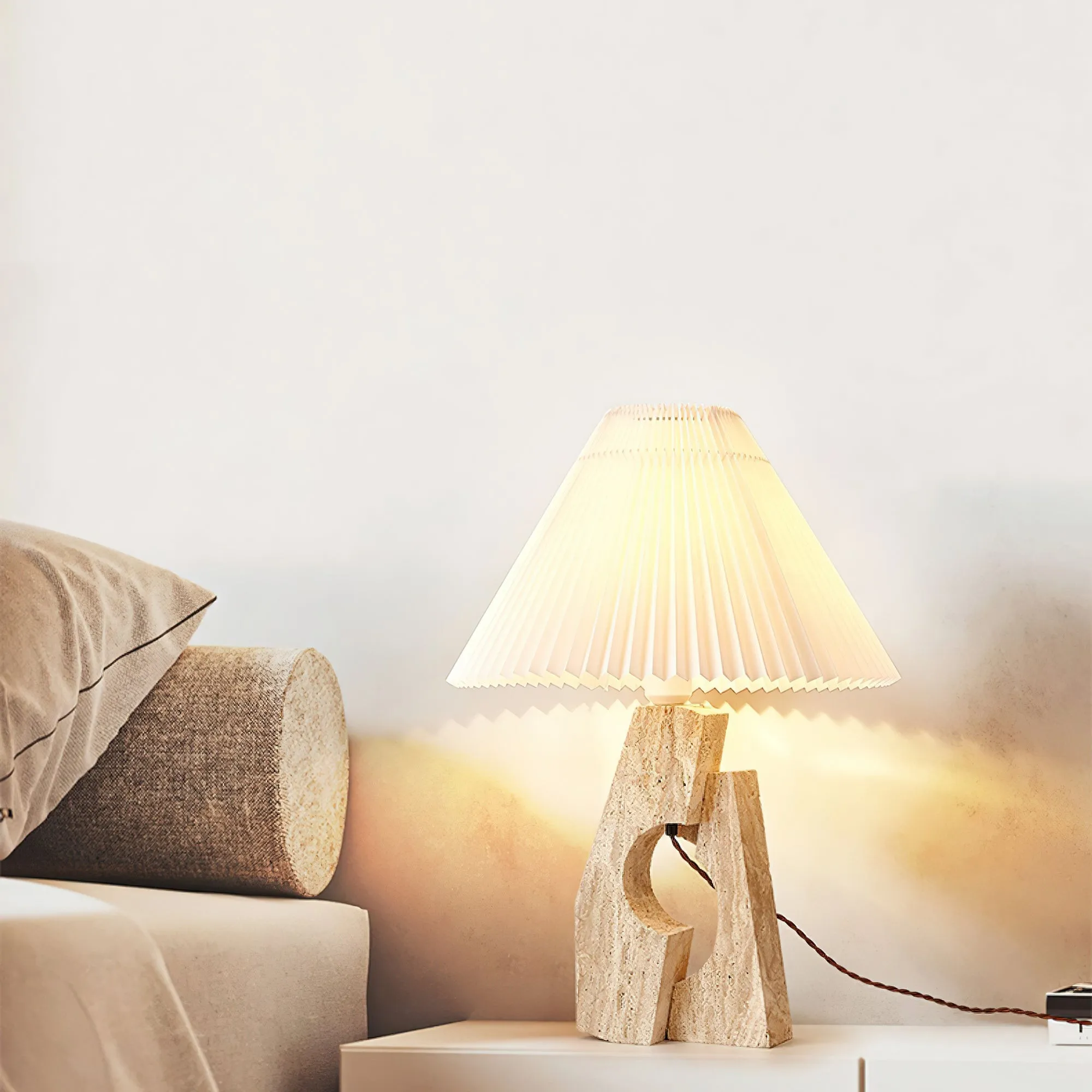 Modern Artistic Stone Pillar Table Lamp KL870