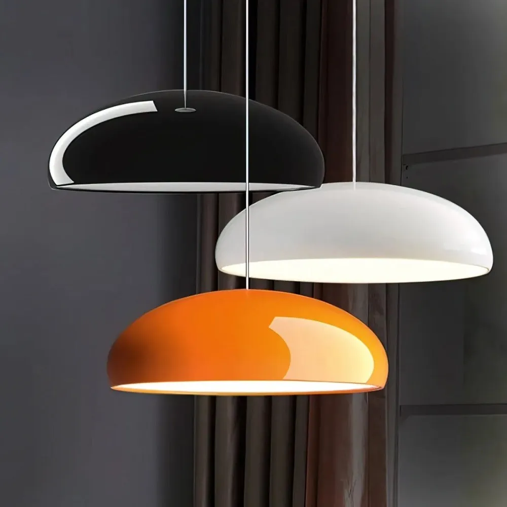 Pangen Dome Pendant Light - Modern Colorful Pendant Lamp for Living Room and Dining Space