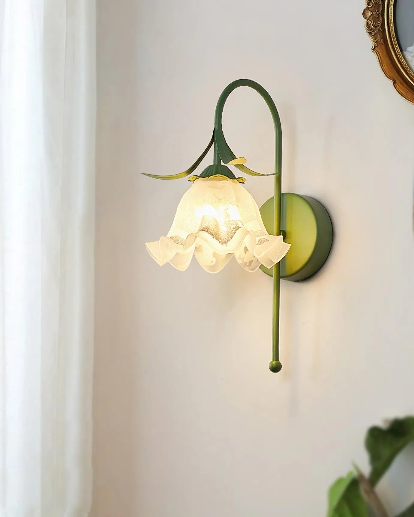 French Cream Style Flower Wall Lamp KL473