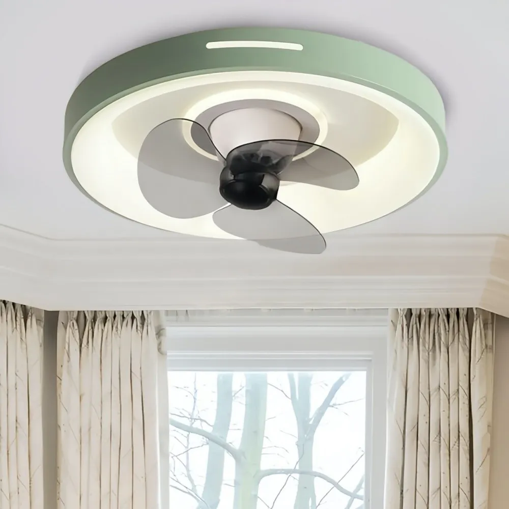 Modern Slient LED Ceiling Fan Light for Bedroom KL931