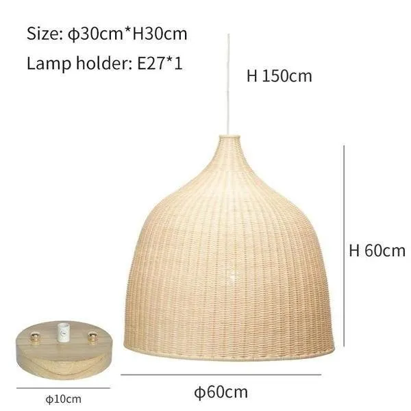 Rattan Pendant Light
