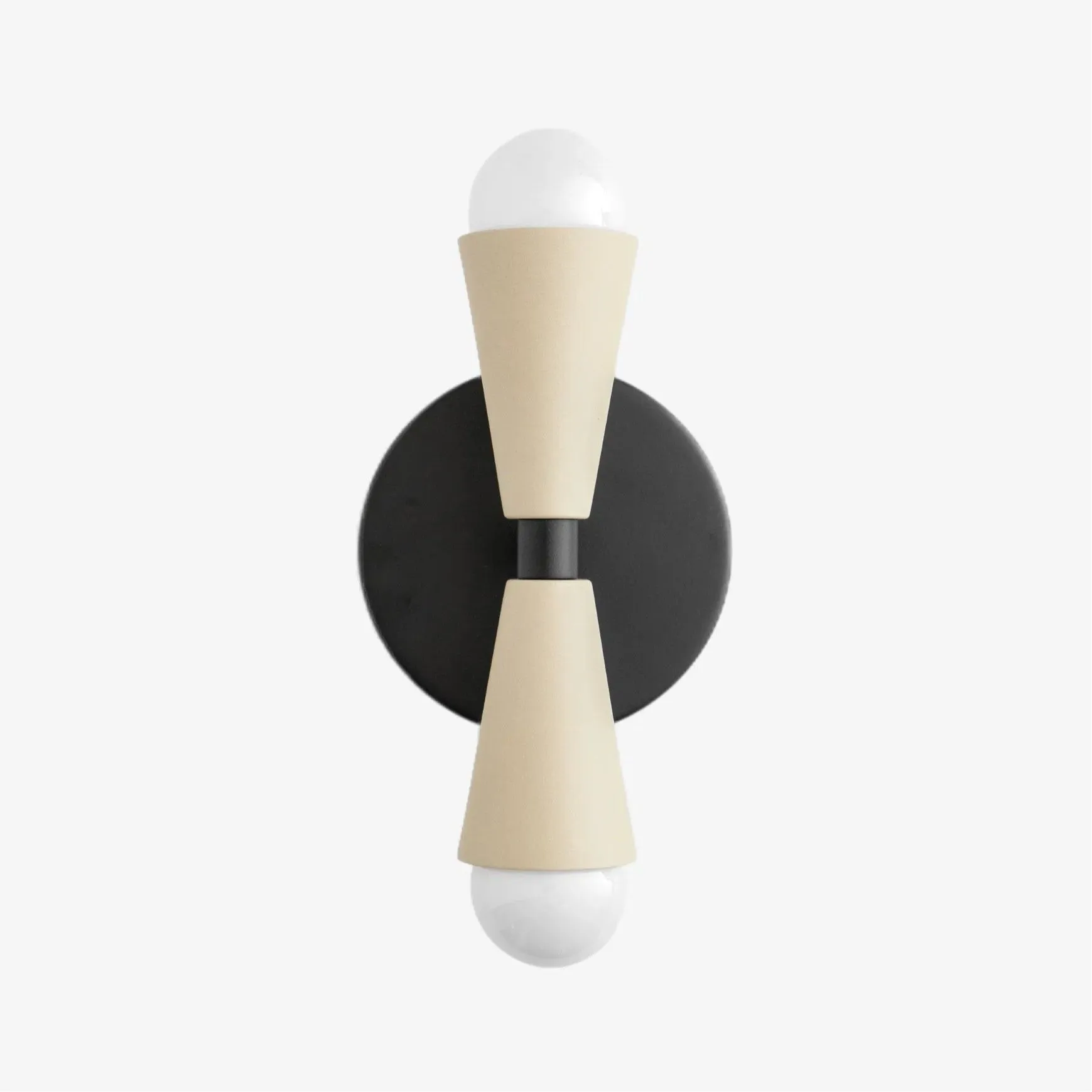 Pyralis Dual Lights Streamlined Metal Wall Lamp - Contemporary Light for Bedroom or Hallway KL1457