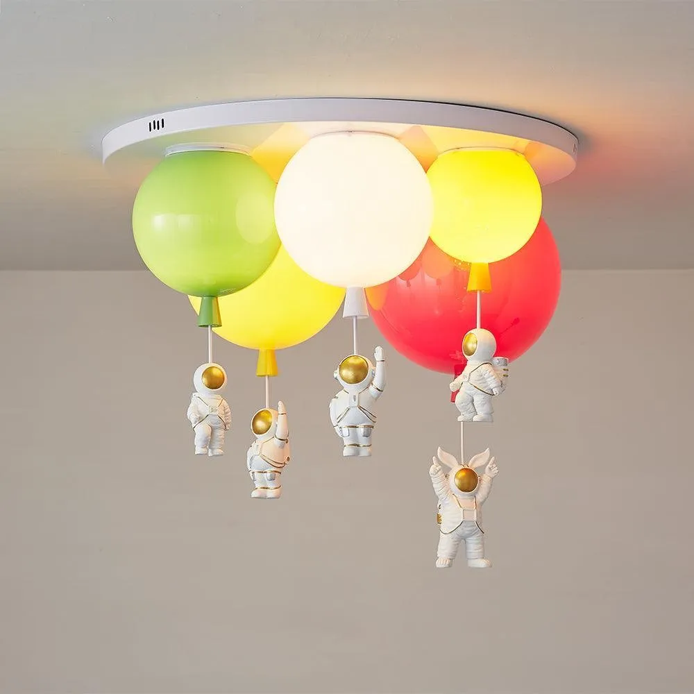 Astronaut Glossy Balloon Ceiling Lamp KL231