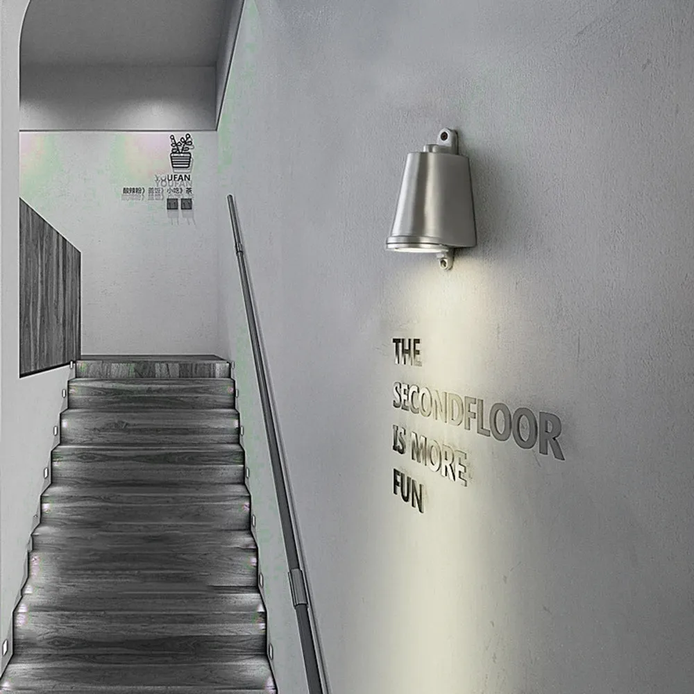 Industrial Metal Bell-Shaped IP65 Waterproof Outdoor Wall Light D876