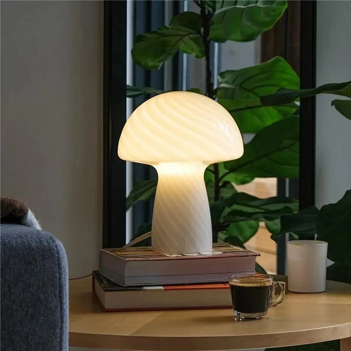 Modern Design Stained Glass Mushroom Lamp KL35