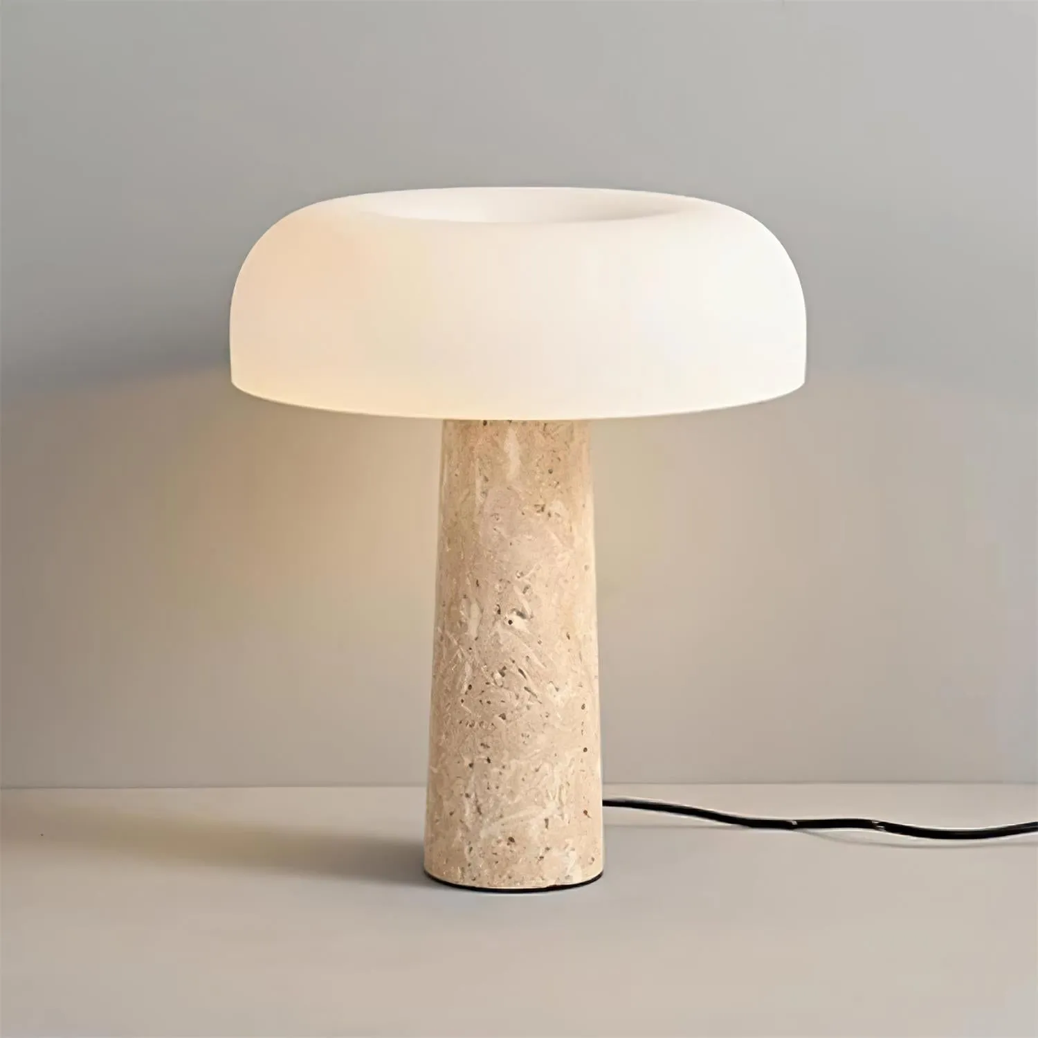 Kine Travertine Table Lamp D52