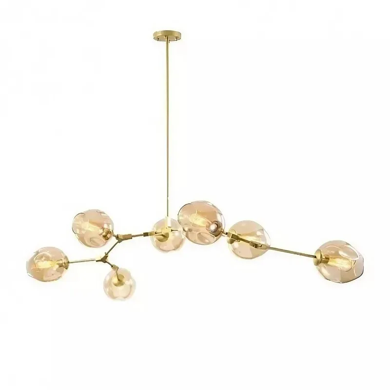 Branching bubble chandelier