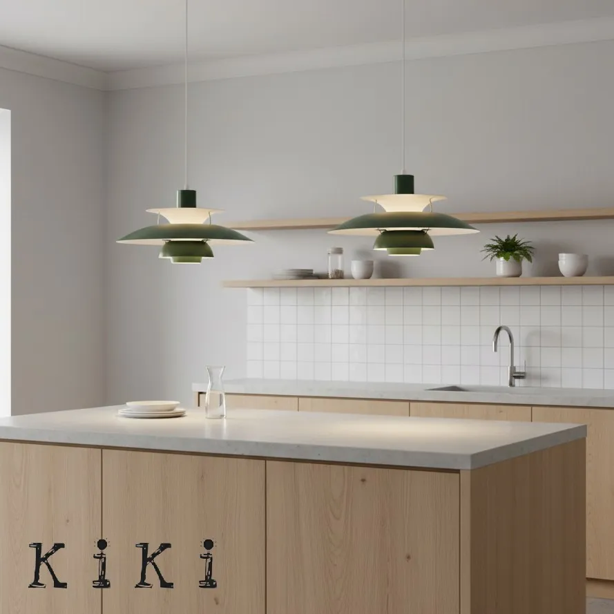 Scandinavian Multilayer Metal Pendant Light