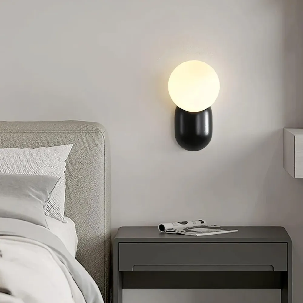 Luma Nordic Glass Orb Wall Light D784