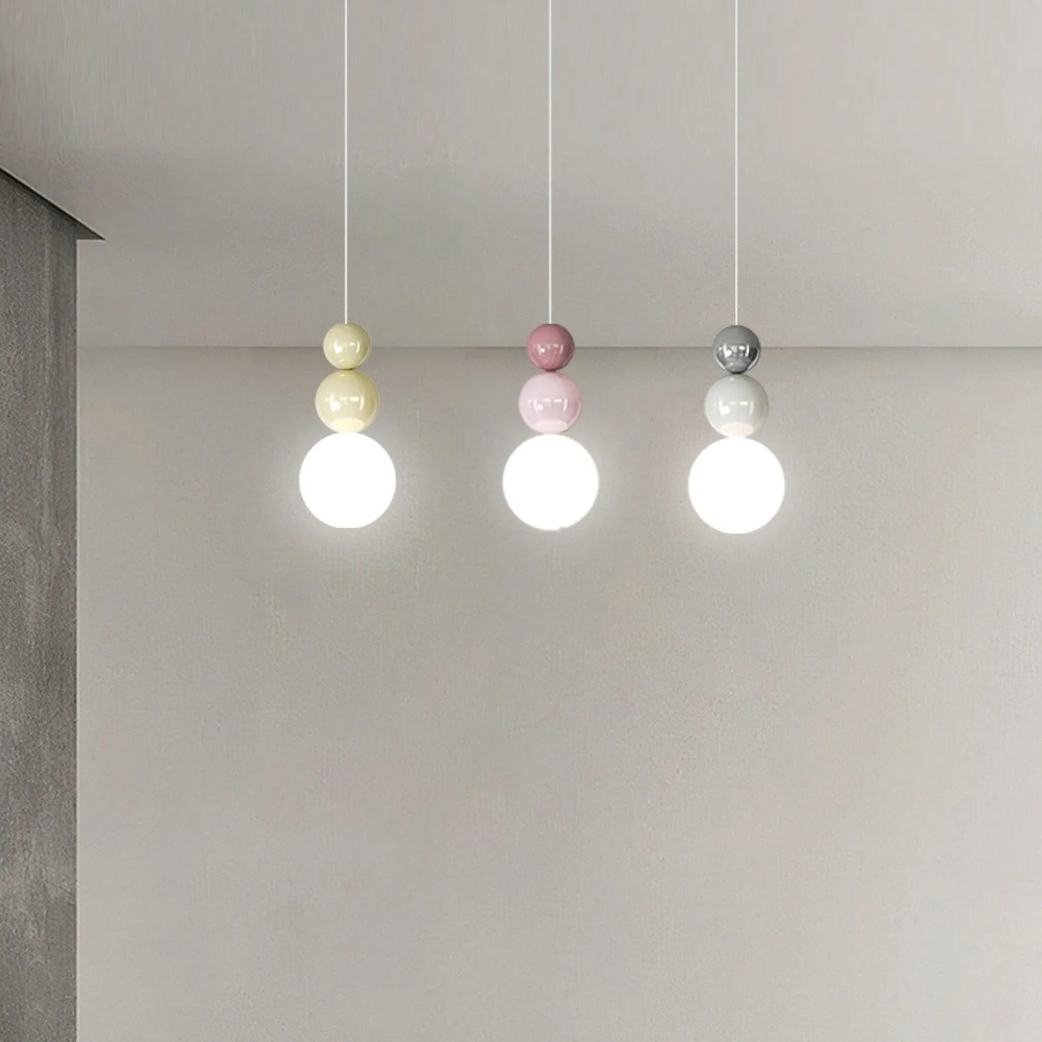 Modern Nordic Acrylic Multi Ball Pendant Light KL135