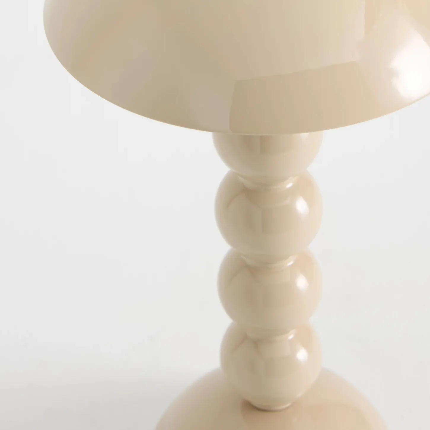 Modo LED Table Lamp - Orb-Stacked Base Mushroom Shade Perfect for Living Room or Bedroom KL1653
