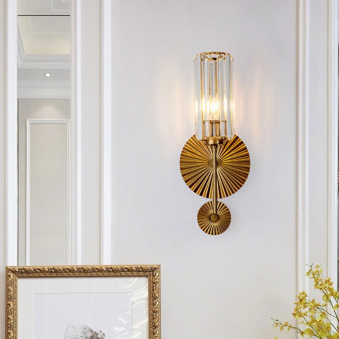 Nordic Light Luxury Crystal Wall Lamp KL293