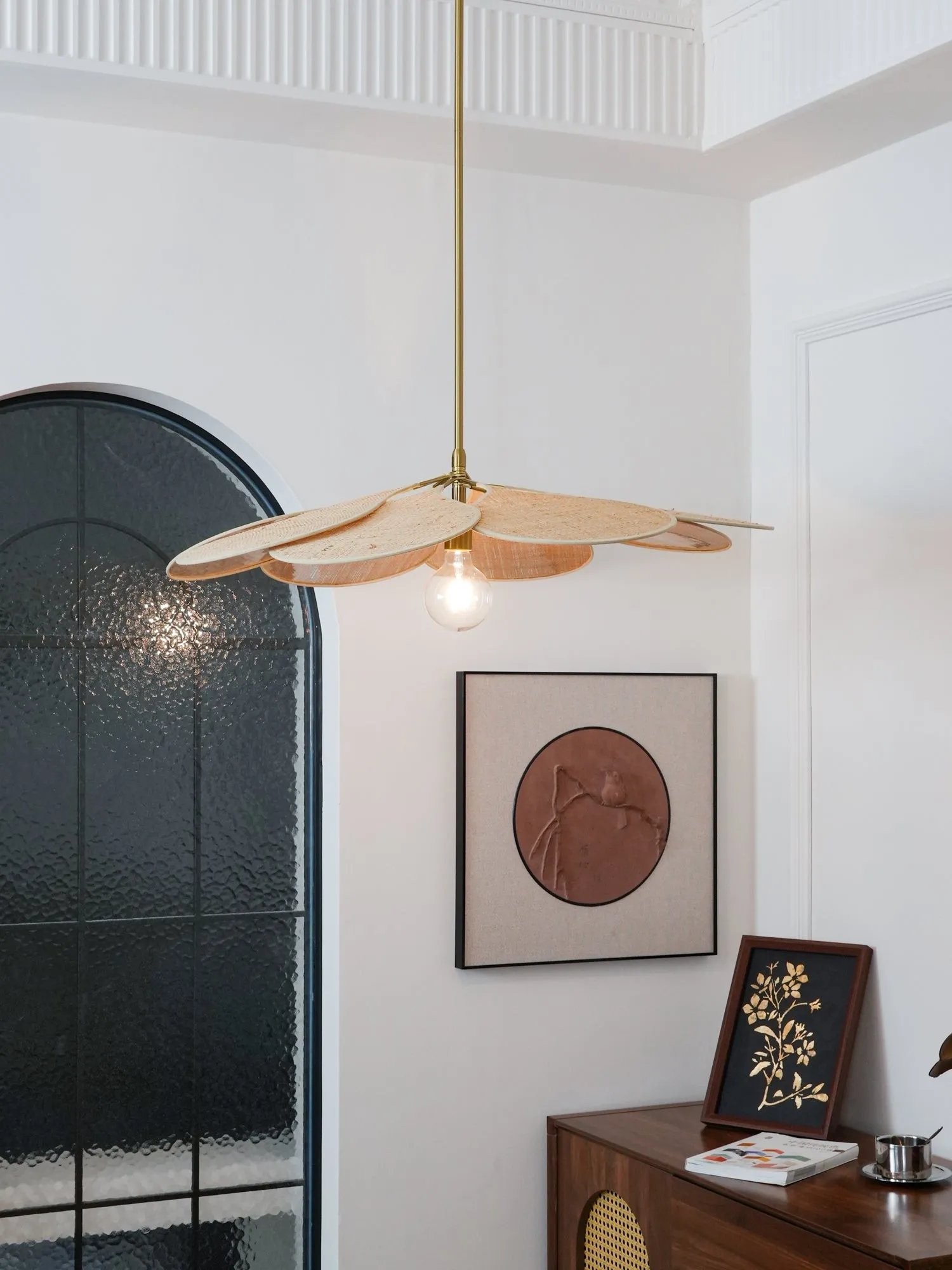Petals Bloom Rattan Pendant Lamp KL574