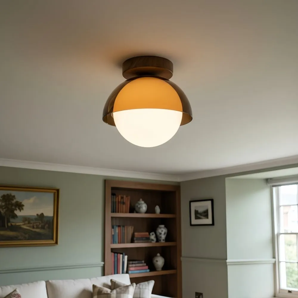 Afterglow Sculptural Ceiling Light - Vintage Style Lighting for Entryway and Hallway KL2051