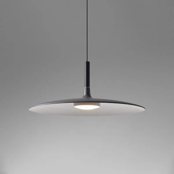 Aplomb Large Pendant Lamp - Minimalist Resin LED Pendant Light for Kitchen