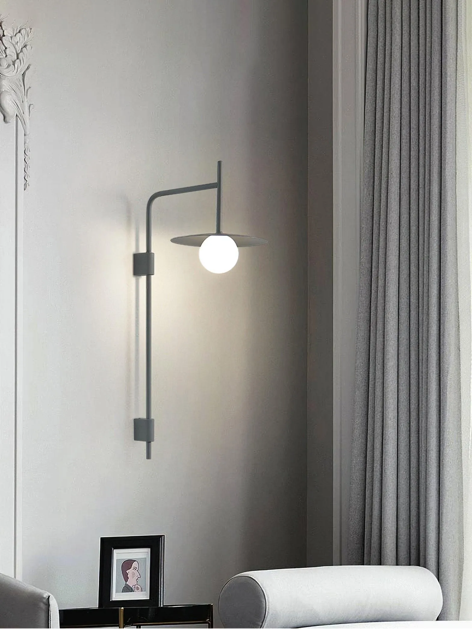 Nordic Swing Arm Wall Lamp for Living Room KL831