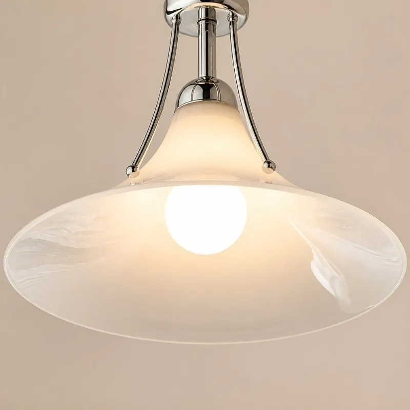 Kallera Magnolia Ceiling Light - Gradient Design Lampshade for Bedroom and Hallway A77