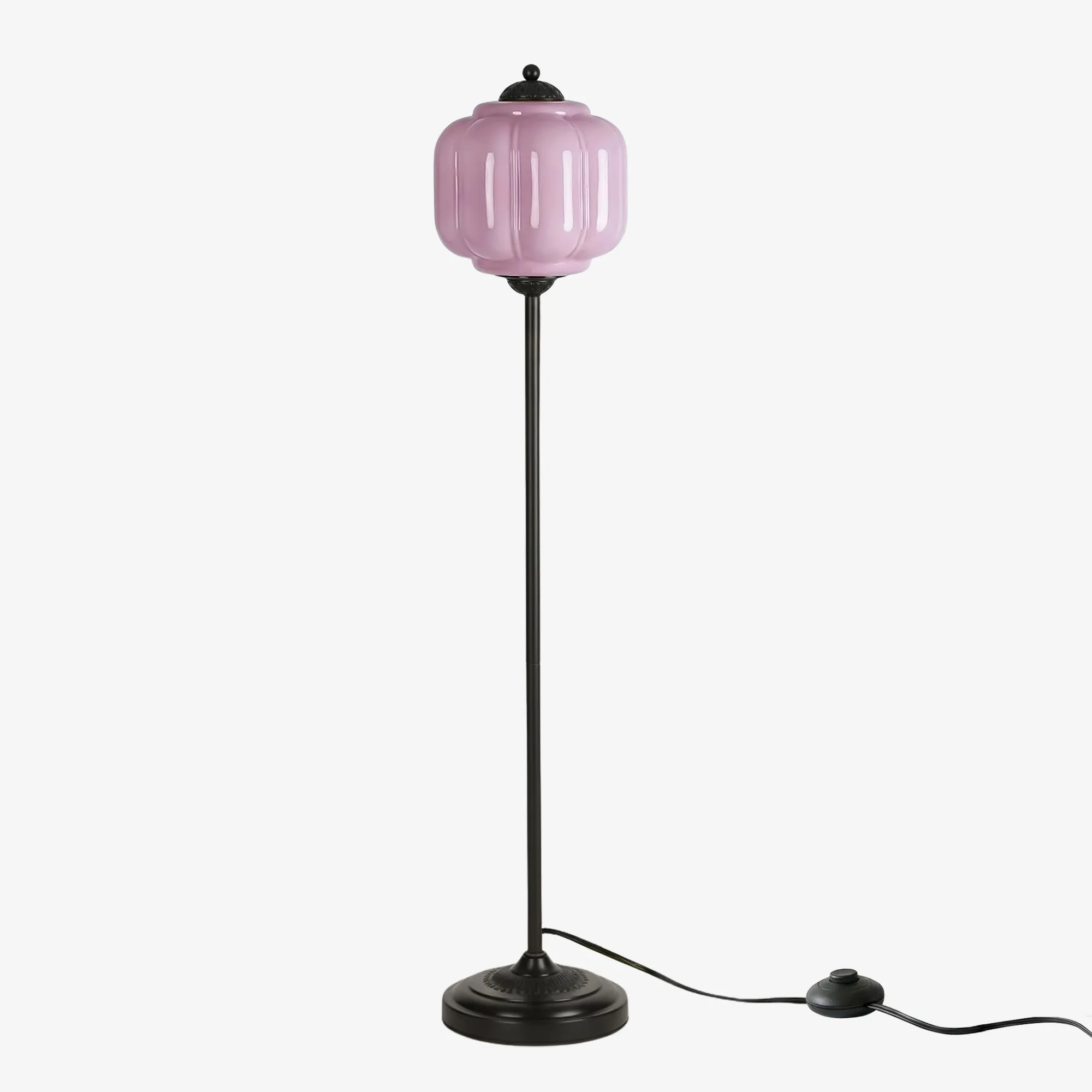 Eloise Artistic Textured Glass Floor Lamp - Elegant Lighting for Bedroom or Interior Space KL2330