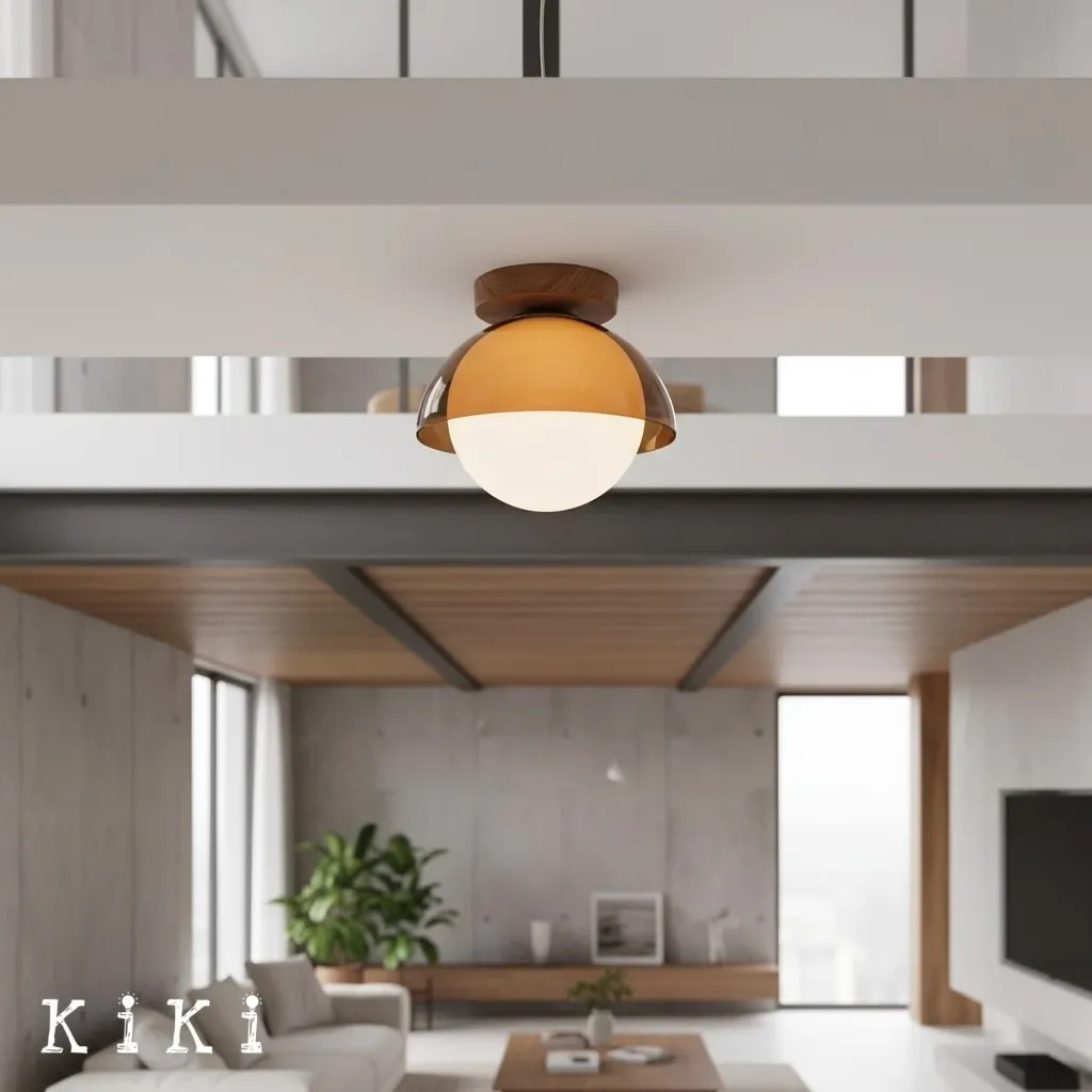 Afterglow Sculptural Ceiling Light - Vintage Style Lighting for Entryway and Hallway KL2051