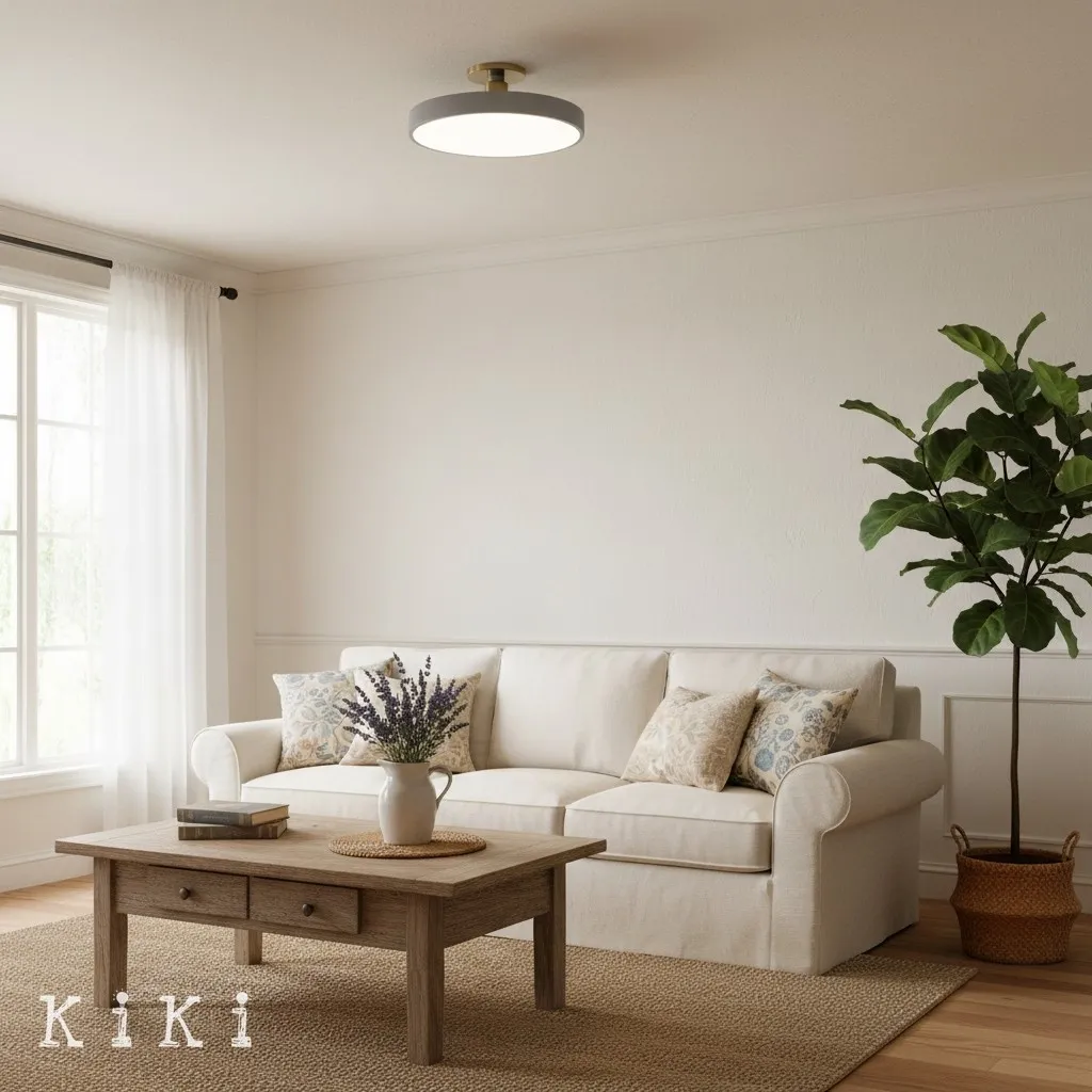 Ceilivon Modern Round Ceiling Light - Minimalist Led Ceiling Lamp for Contemporary Interiors KL2078