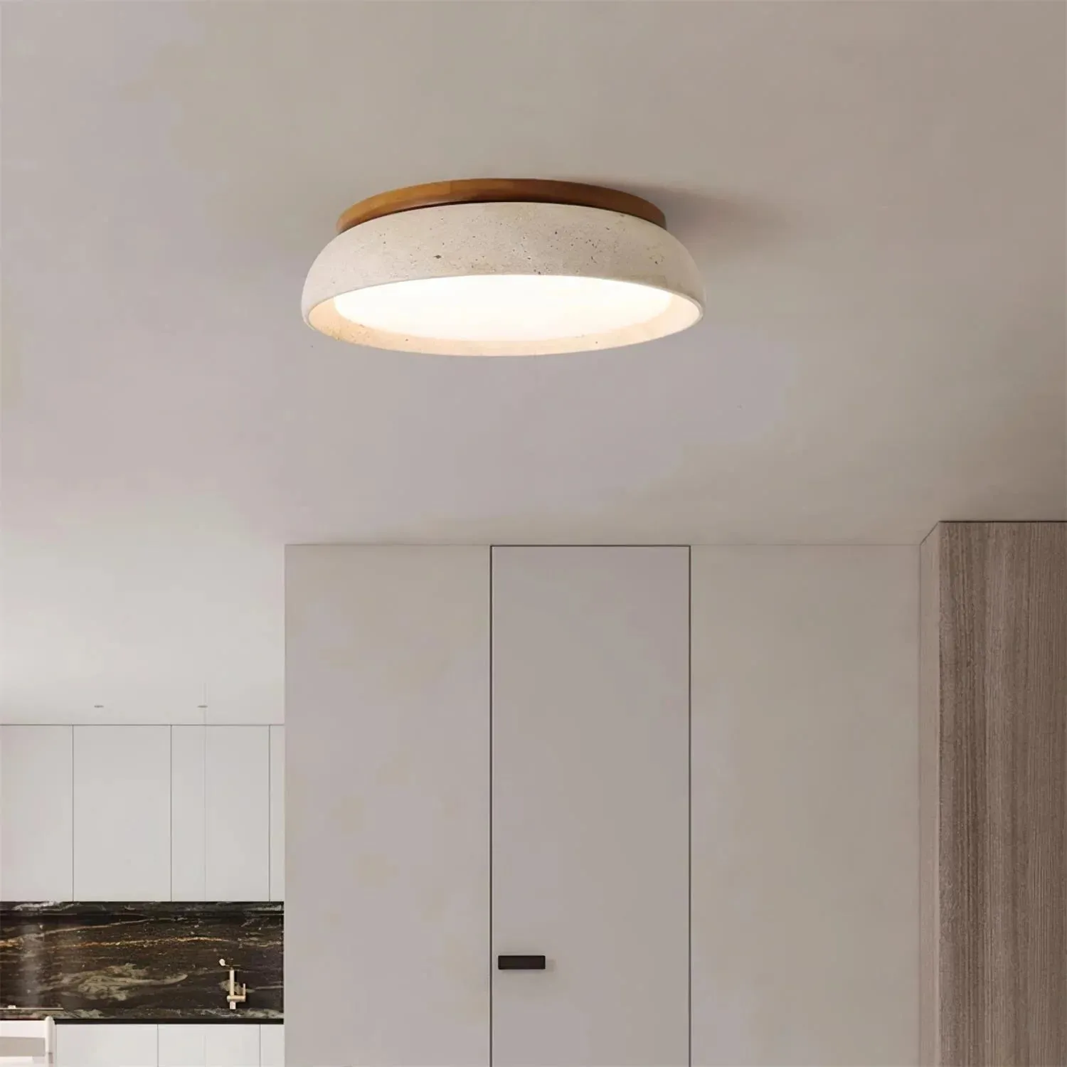 Modern Scandinavian Travertine Ceiling Light KL1556