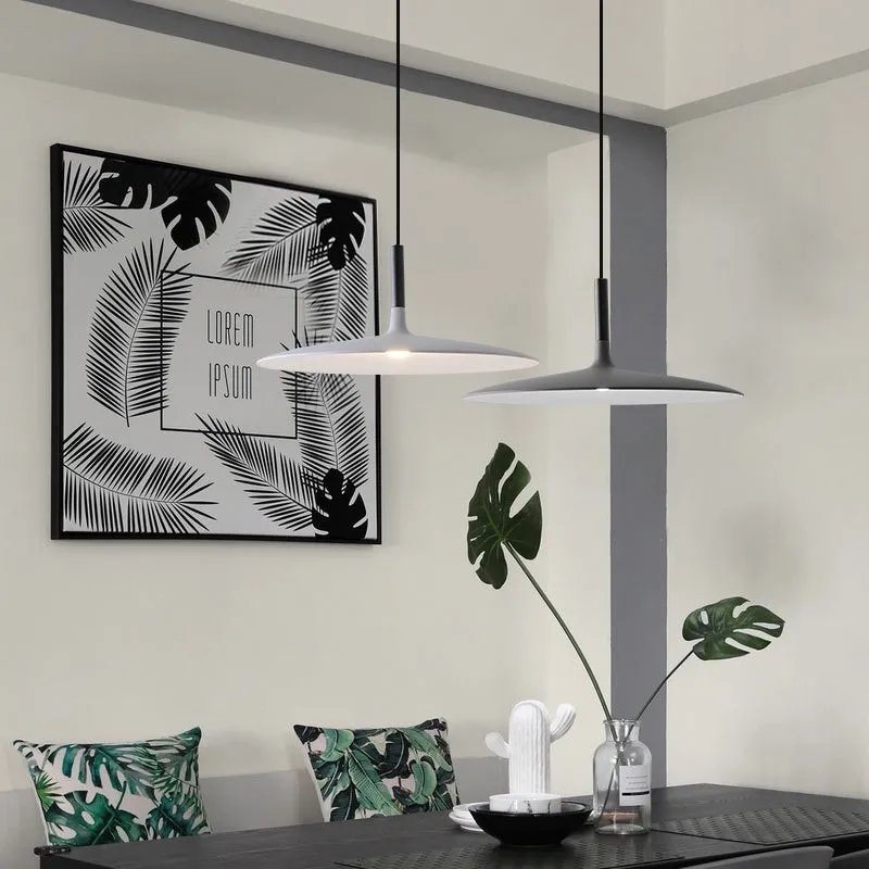 Aplomb Large Pendant Lamp - Minimalist Resin LED Pendant Light for Kitchen