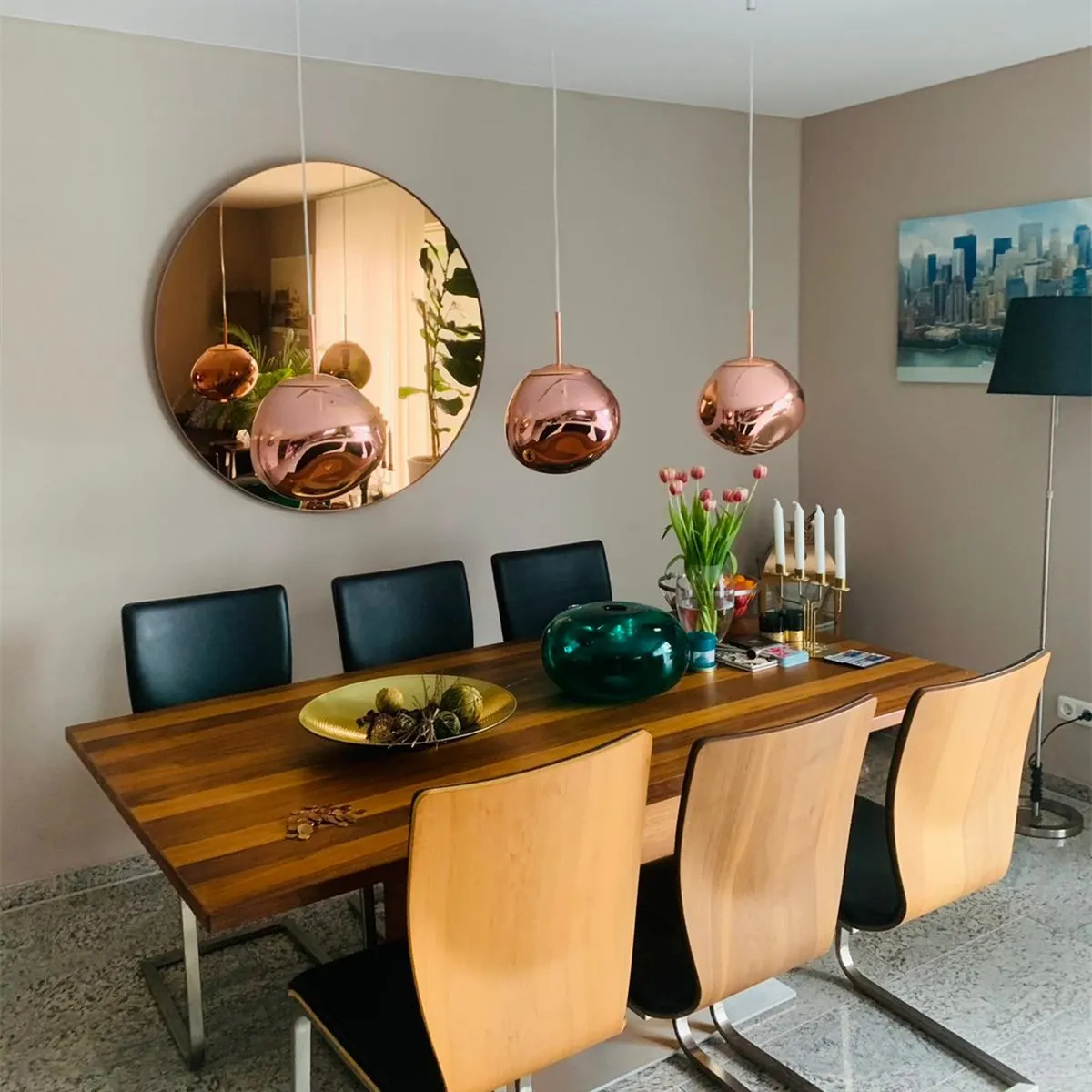 Modern Melt Pendant Light - Fluid Shape Acrylic Pendant Light for Kitchen